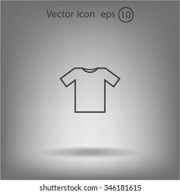 T-shirt Icon icon, vector illustration. Flat design style