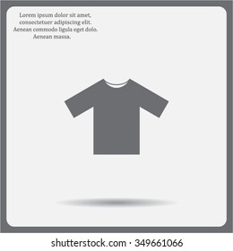 Tshirt Icon icon, vector illustration. Flat design style