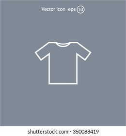 Tshirt Icon icon, vector illustration. Flat design style