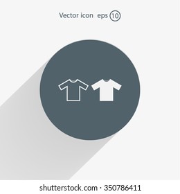 Tshirt Icon icon, vector illustration. Flat design style