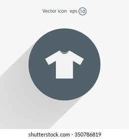 Tshirt Icon icon, vector illustration. Flat design style
