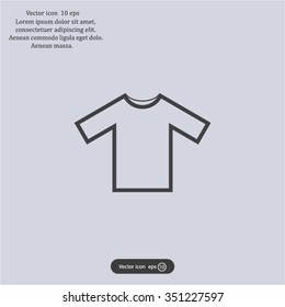 Tshirt Icon icon, vector illustration. Flat design style