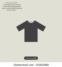 Tshirt Icon icon, vector illustration. Flat design style