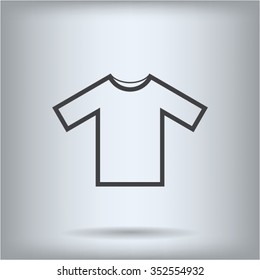 Tshirt Icon icon, vector illustration. Flat design style