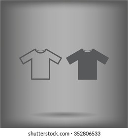 Tshirt Icon icon, vector illustration. Flat design style