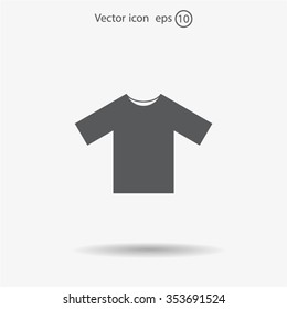 Tshirt Icon icon, vector illustration. Flat design style