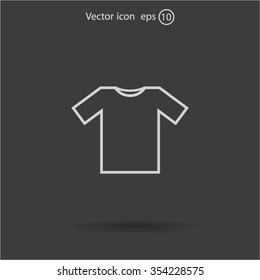 Tshirt Icon icon, vector illustration. Flat design style