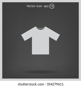 Tshirt Icon icon, vector illustration. Flat design style