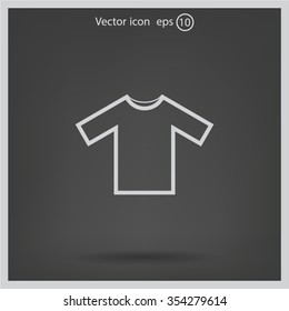 Tshirt Icon icon, vector illustration. Flat design style