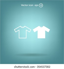 Tshirt Icon icon, vector illustration. Flat design style