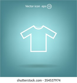 Tshirt Icon icon, vector illustration. Flat design style