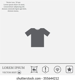 Tshirt Icon icon, vector illustration. Flat design style