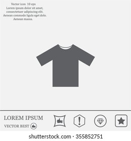 Tshirt Icon icon, vector illustration. Flat design style