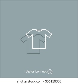Tshirt Icon icon, vector illustration. Flat design style
