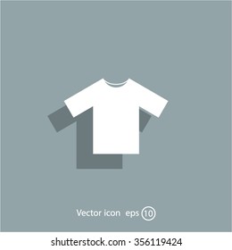Tshirt Icon icon, vector illustration. Flat design style