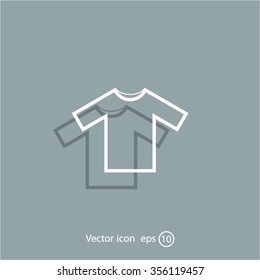 Tshirt Icon icon, vector illustration. Flat design style