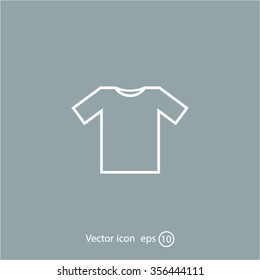 Tshirt Icon icon, vector illustration. Flat design style