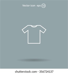 Tshirt Icon icon, vector illustration. Flat design style