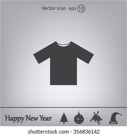 Tshirt Icon icon, vector illustration. Flat design style