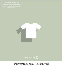 Tshirt Icon icon, vector illustration. Flat design style