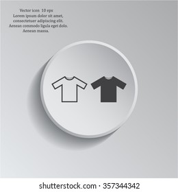 Tshirt Icon icon, vector illustration. Flat design style