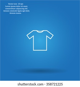 Tshirt Icon icon, vector illustration. Flat design style