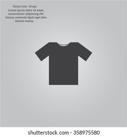 Tshirt Icon icon, vector illustration. Flat design style