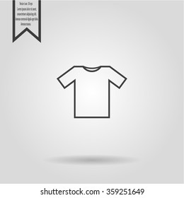 Tshirt Icon icon, vector illustration. Flat design style