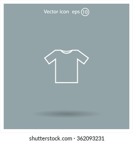 Tshirt Icon icon, vector illustration. Flat design style