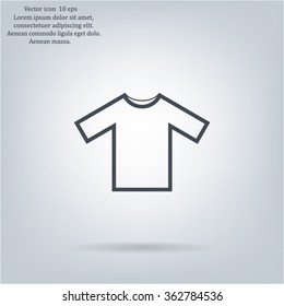 Tshirt Icon icon, vector illustration. Flat design style