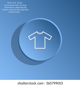Tshirt Icon icon, vector illustration. Flat design style