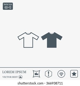 Tshirt Icon icon, vector illustration. Flat design style