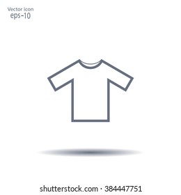 Tshirt Icon icon, vector illustration. Flat design style