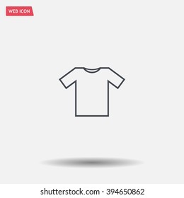 Tshirt Icon icon, vector illustration. Flat design style