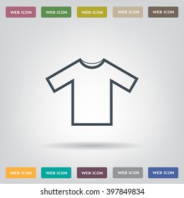 Tshirt Icon icon, vector illustration. Flat design style