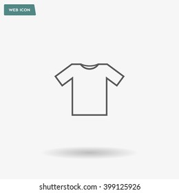 Tshirt Icon icon, vector illustration. Flat design style