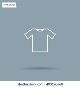 Tshirt Icon icon, vector illustration. Flat design style