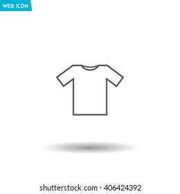 Tshirt Icon icon, vector illustration. Flat design style
