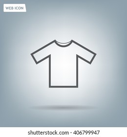 Tshirt Icon icon, vector illustration. Flat design style