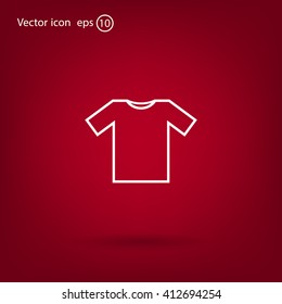 Tshirt Icon icon, vector illustration. Flat design style