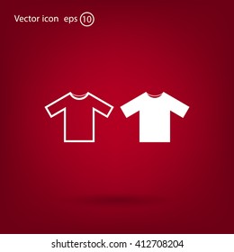 Tshirt Icon icon, vector illustration. Flat design style