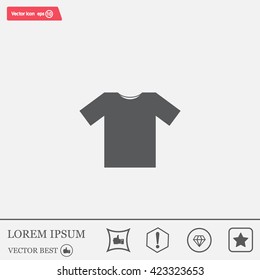 Tshirt Icon icon, vector illustration. Flat design style