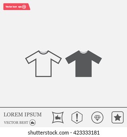 Tshirt Icon icon, vector illustration. Flat design style
