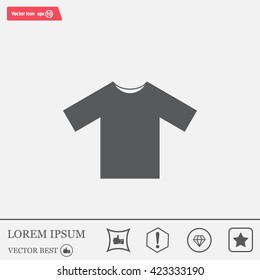 Tshirt Icon icon, vector illustration. Flat design style