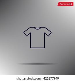 Tshirt Icon icon, vector illustration. Flat design style