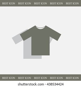 Tshirt Icon icon, vector illustration. Flat design style
