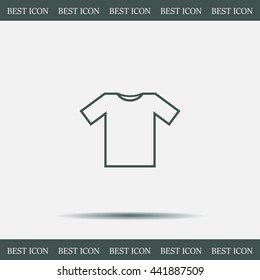 Tshirt Icon icon, vector illustration. Flat design style