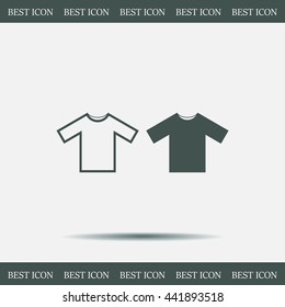 Tshirt Icon icon, vector illustration. Flat design style