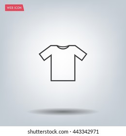 Tshirt Icon icon, vector illustration. Flat design style