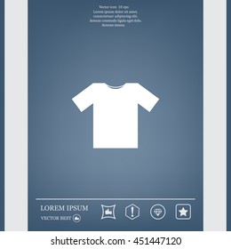 Tshirt Icon icon, vector illustration. Flat design style